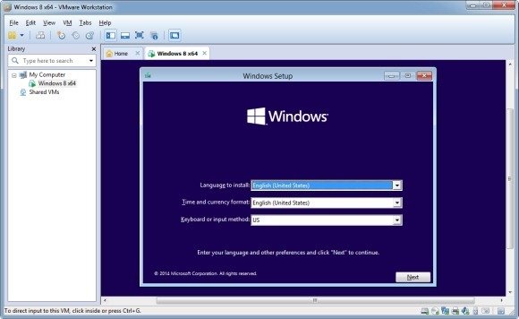 windows 10 image for vmware